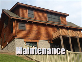  Lowell, North Carolina Log Home Maintenance